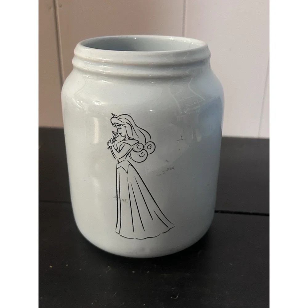 Rae Dunn Disney Sleeping Beauty Aurora Once Upon a Dream Canister — NO LID